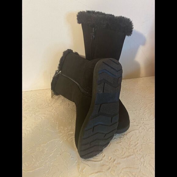 💥Cat & Jack Girls Georgeina faux suede  Boots Sizes : Various - Picture 7 of 16